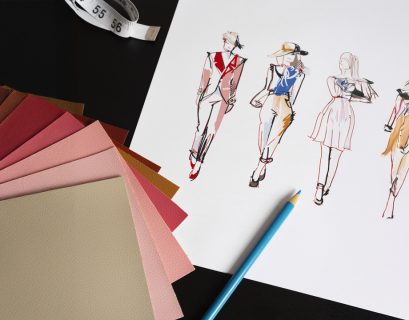 Banner-fashion design sketches