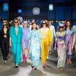models walking on the ramp