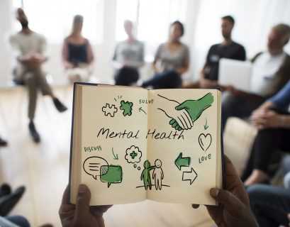 mental healthcare sketch diagram
