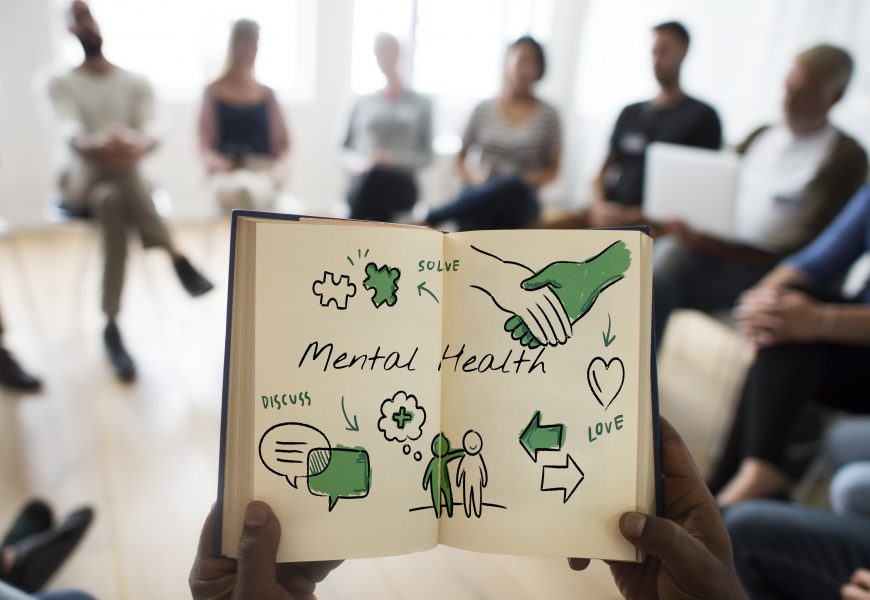 mental healthcare sketch diagram