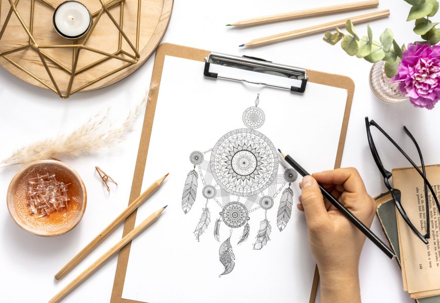 a sketch of a jewelry piece